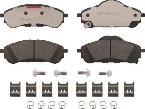 Brembo P24208N - Komplet Pločica, disk-kočnica www.molydon.hr