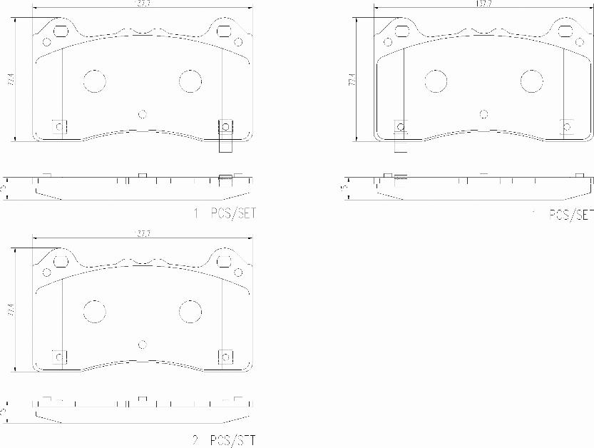 Brembo P24202N - Komplet Pločica, disk-kočnica www.molydon.hr