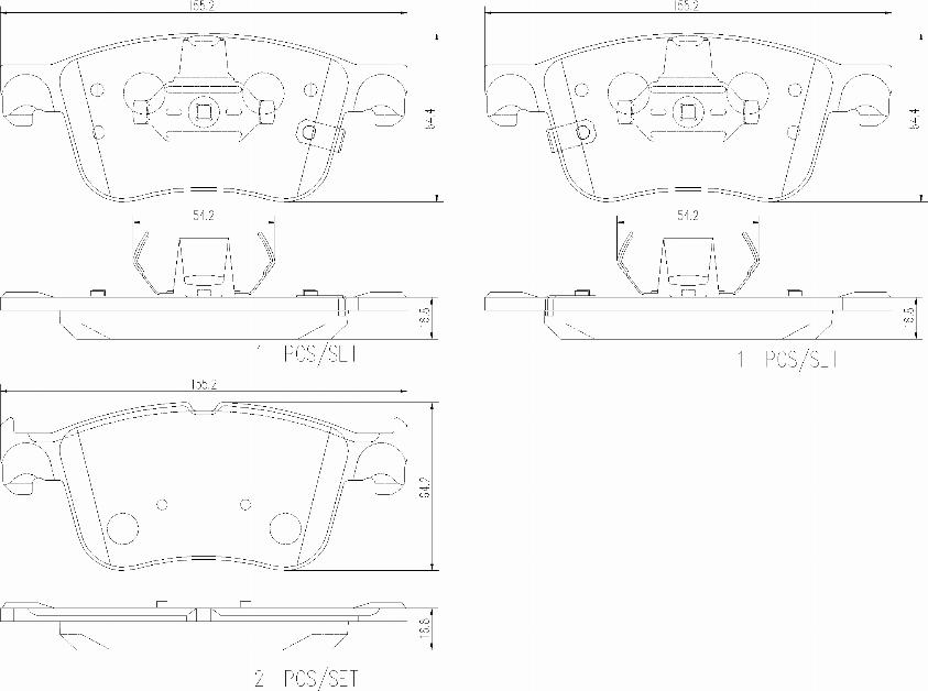 Brembo P24234N - Komplet Pločica, disk-kočnica www.molydon.hr