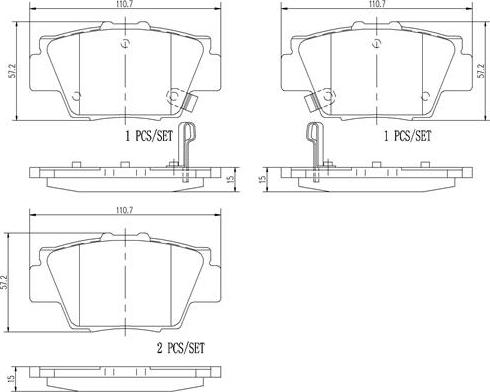 Brembo P28040N - Komplet Pločica, disk-kočnica www.molydon.hr