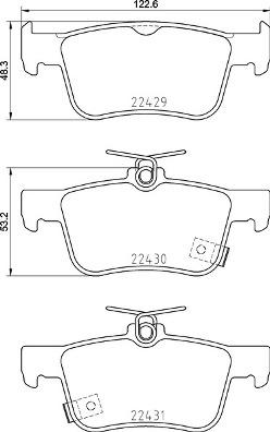 Brembo P 28 089 - Komplet Pločica, disk-kočnica www.molydon.hr