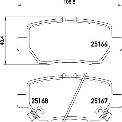 Brembo P 28 078 - Komplet Pločica, disk-kočnica www.molydon.hr