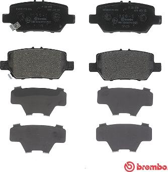 Brembo P 28 078 - Komplet Pločica, disk-kočnica www.molydon.hr