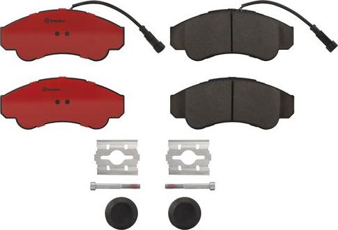 Brembo P23092N - Komplet Pločica, disk-kočnica www.molydon.hr