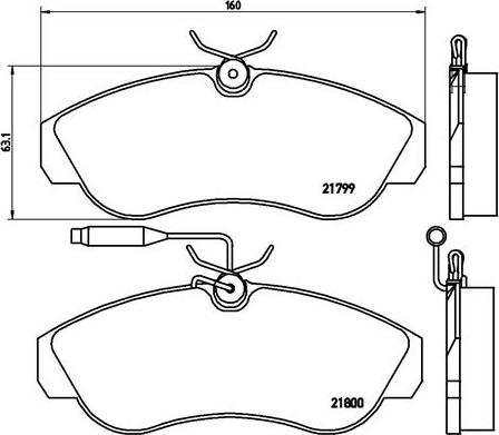 Brembo P 23 069 - Komplet Pločica, disk-kočnica www.molydon.hr