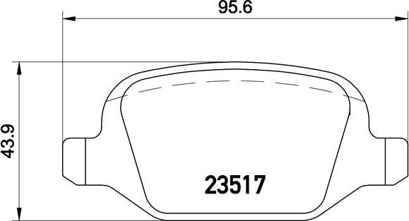 Brembo P 23 065 - Komplet Pločica, disk-kočnica www.molydon.hr