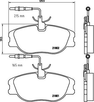 Brembo P 23 061 - Komplet Pločica, disk-kočnica www.molydon.hr