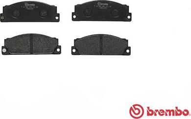 Brembo P 23 005 - Komplet Pločica, disk-kočnica www.molydon.hr