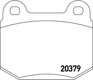 Brembo P 23 038 - Komplet Pločica, disk-kočnica www.molydon.hr