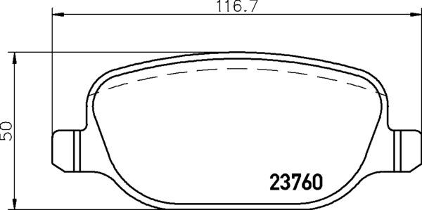 Brembo P 23 199 - Komplet Pločica, disk-kočnica www.molydon.hr