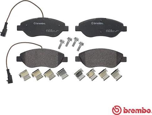 Brembo P 23 145 - Komplet Pločica, disk-kočnica www.molydon.hr