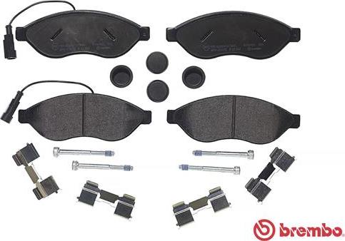 Brembo P 23 143 - Komplet Pločica, disk-kočnica www.molydon.hr