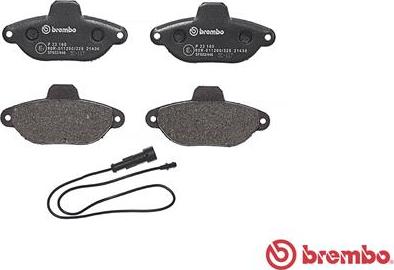 Brembo P 23 160 - Komplet Pločica, disk-kočnica www.molydon.hr