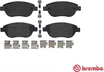 Brembo P 23 119 - Komplet Pločica, disk-kočnica www.molydon.hr