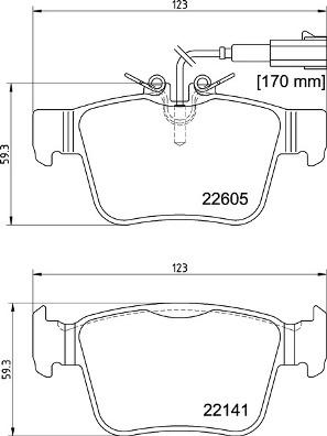 Brembo P 23 180 - Komplet Pločica, disk-kočnica www.molydon.hr