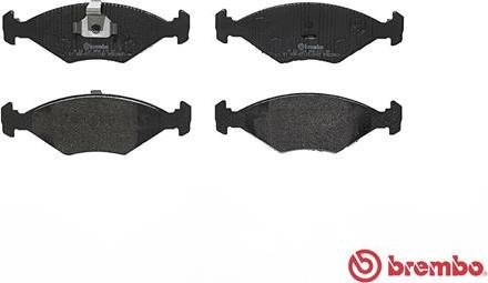 Brembo P 23 124 - Komplet Pločica, disk-kočnica www.molydon.hr