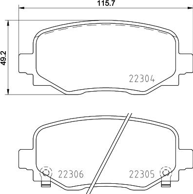 Brembo P 23 177 - Komplet Pločica, disk-kočnica www.molydon.hr