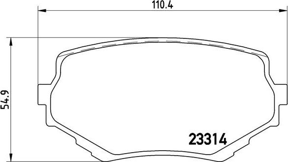 Brembo P 79 009 - Komplet Pločica, disk-kočnica www.molydon.hr