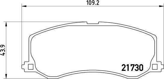 Brembo P 79 004 - Komplet Pločica, disk-kočnica www.molydon.hr