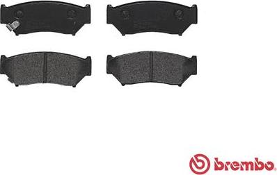 Brembo P 79 008 - Komplet Pločica, disk-kočnica www.molydon.hr