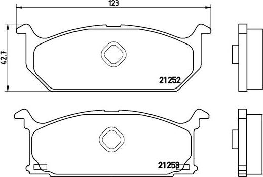 Brembo P 79 003 - Komplet Pločica, disk-kočnica www.molydon.hr