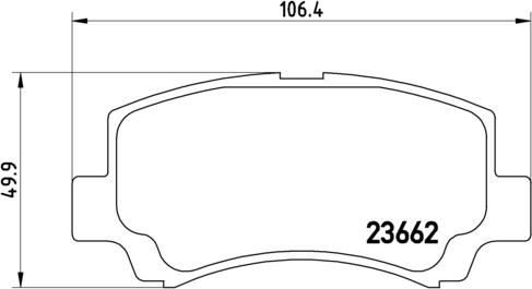 Brembo P 79 011 - Komplet Pločica, disk-kočnica www.molydon.hr