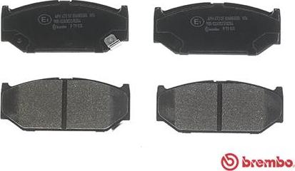 Brembo P 79 031 - Komplet Pločica, disk-kočnica www.molydon.hr