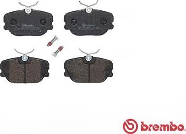 Brembo P 71 004 - Komplet Pločica, disk-kočnica www.molydon.hr