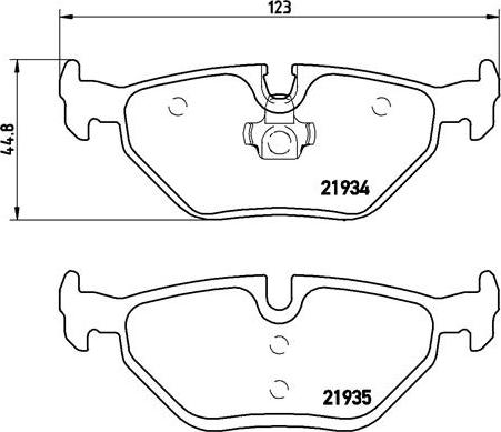 Brembo P 71 006 - Komplet Pločica, disk-kočnica www.molydon.hr