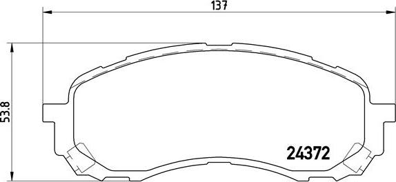 Brembo P 78 015 - Komplet Pločica, disk-kočnica www.molydon.hr