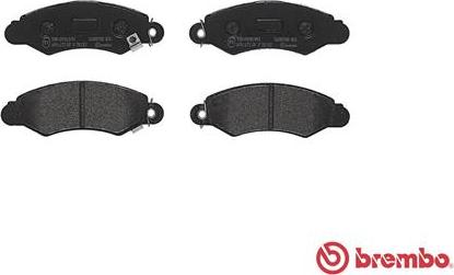 Brembo P 78 012 - Komplet Pločica, disk-kočnica www.molydon.hr