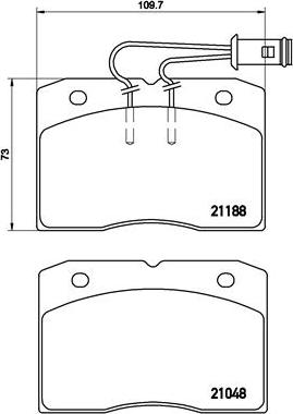 Brembo P A6 009 - Komplet Pločica, disk-kočnica www.molydon.hr