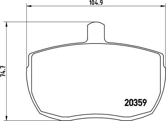 Brembo P A6 001 - Komplet Pločica, disk-kočnica www.molydon.hr