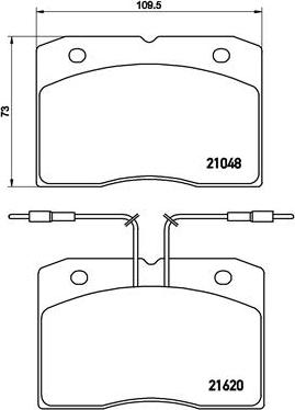 Brembo P A6 003 - Komplet Pločica, disk-kočnica www.molydon.hr