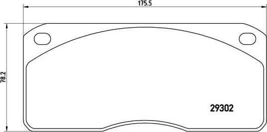 Brembo P A6 011 - Komplet Pločica, disk-kočnica www.molydon.hr