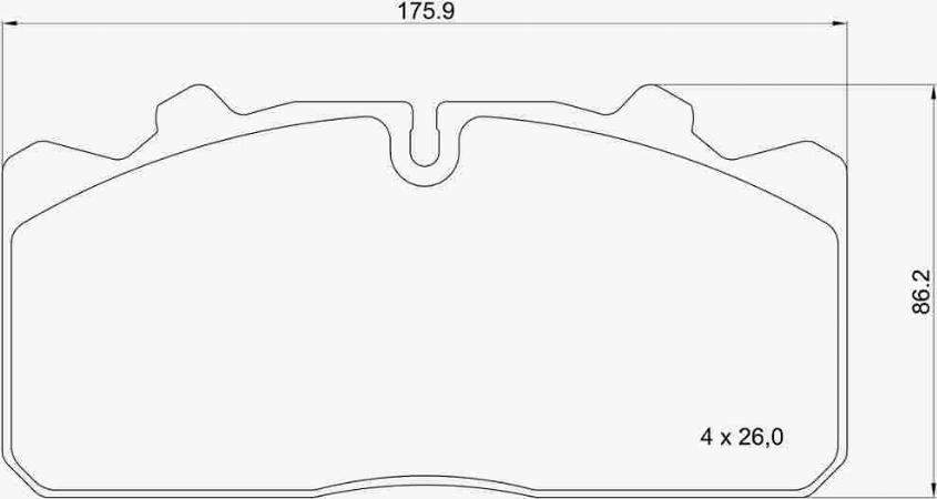 Brembo P A7 001 - Komplet Pločica, disk-kočnica www.molydon.hr