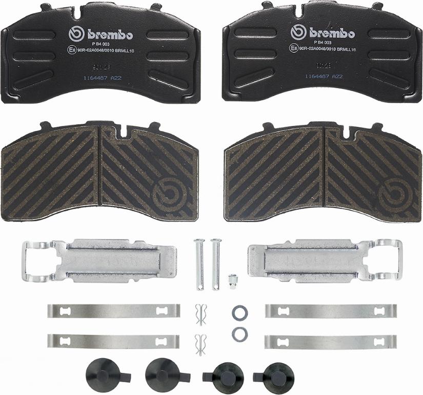 Brembo P B4 003 - Komplet Pločica, disk-kočnica www.molydon.hr