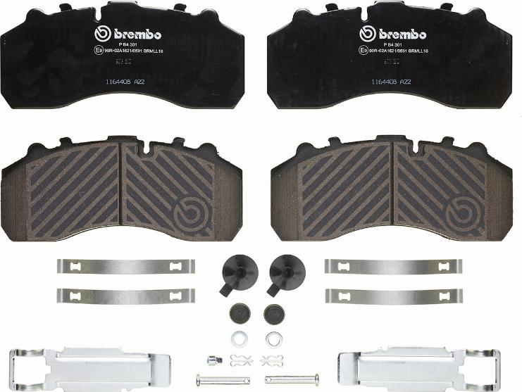 Brembo P B4 301 - Komplet Pločica, disk-kočnica www.molydon.hr