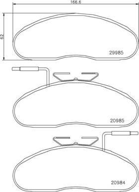 Brembo P B7 002 - Komplet Pločica, disk-kočnica www.molydon.hr