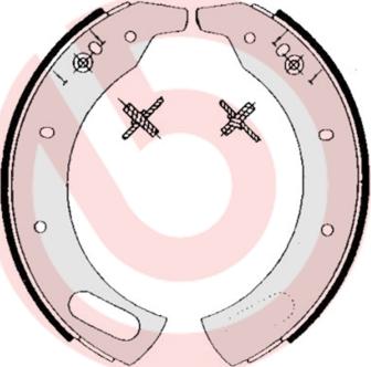 Brembo S 44 503 - Komplet kočnica, bubanj kočnice www.molydon.hr