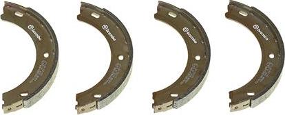 Brembo S 61 518 - Komplet kočionih obloga, rucna kočnica www.molydon.hr