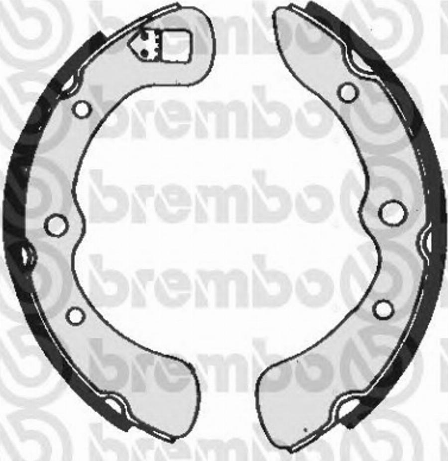 Brembo S 16 510 - Komplet kočnica, bubanj kočnice www.molydon.hr