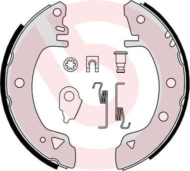 Brembo S 24 508 - Komplet kočnica, bubanj kočnice www.molydon.hr