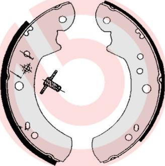 Brembo S 24 512 - Komplet kočnica, bubanj kočnice www.molydon.hr