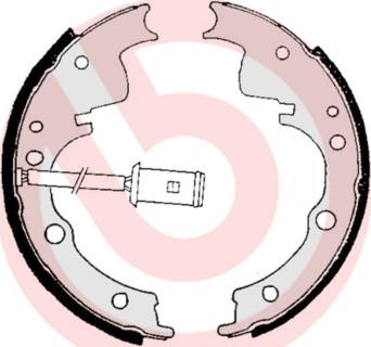 Brembo S A6 505 - Komplet kočnica, bubanj kočnice www.molydon.hr