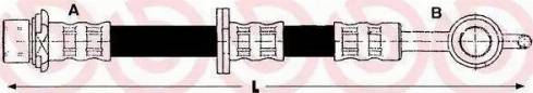 Brembo T 83 027 - Kočiono crijevo, lajtung www.molydon.hr