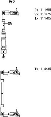 Bremi 970 - Set kablova za paljenje www.molydon.hr