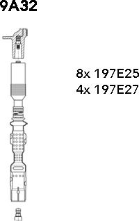 Bremi 9A32 - Set kablova za paljenje www.molydon.hr