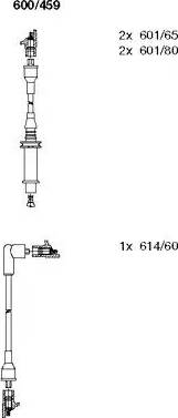 Bremi 600/459 - Set kablova za paljenje www.molydon.hr