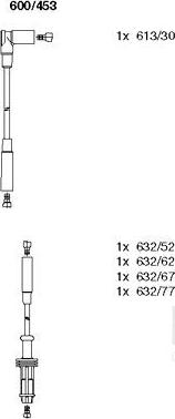 Bremi 600/453 - Set kablova za paljenje www.molydon.hr